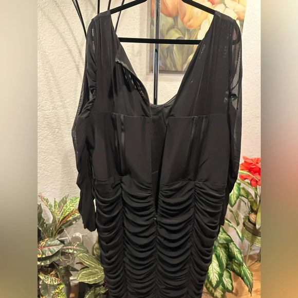 City Chic Sexy Bustier Black dress size XL/22 - Picture 12 of 16